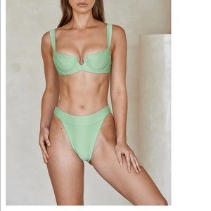 Monday Swimwear Argentina Bottom - Persimmon Texture (Orange)